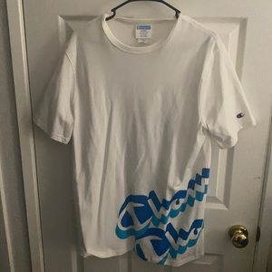 Champion wave logo t shirt